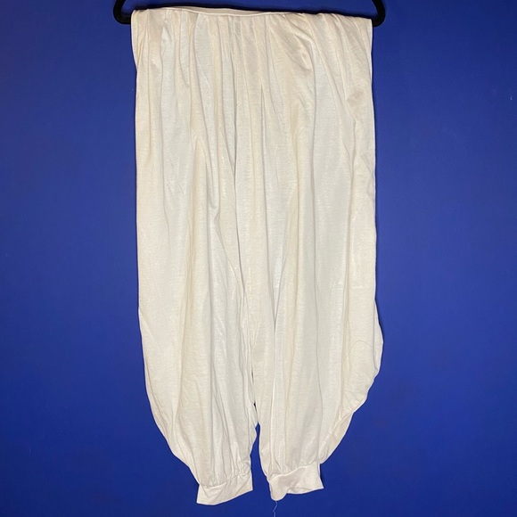 White Parachute Pants - Picture 1 of 2